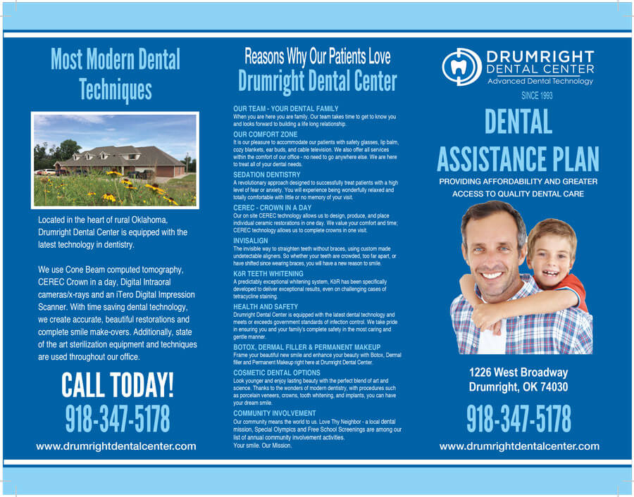 Dental Assistance Plan Drumright Dental Center Dental Office OK